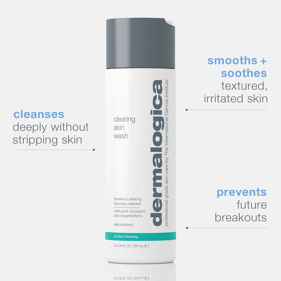 dermalogica cleansers clearing skin wash