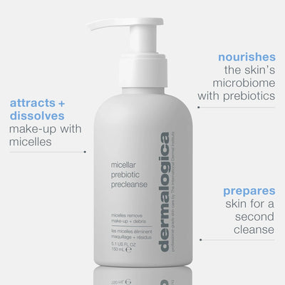dermalogica cleansers 150ml micellar prebiotic precleanse