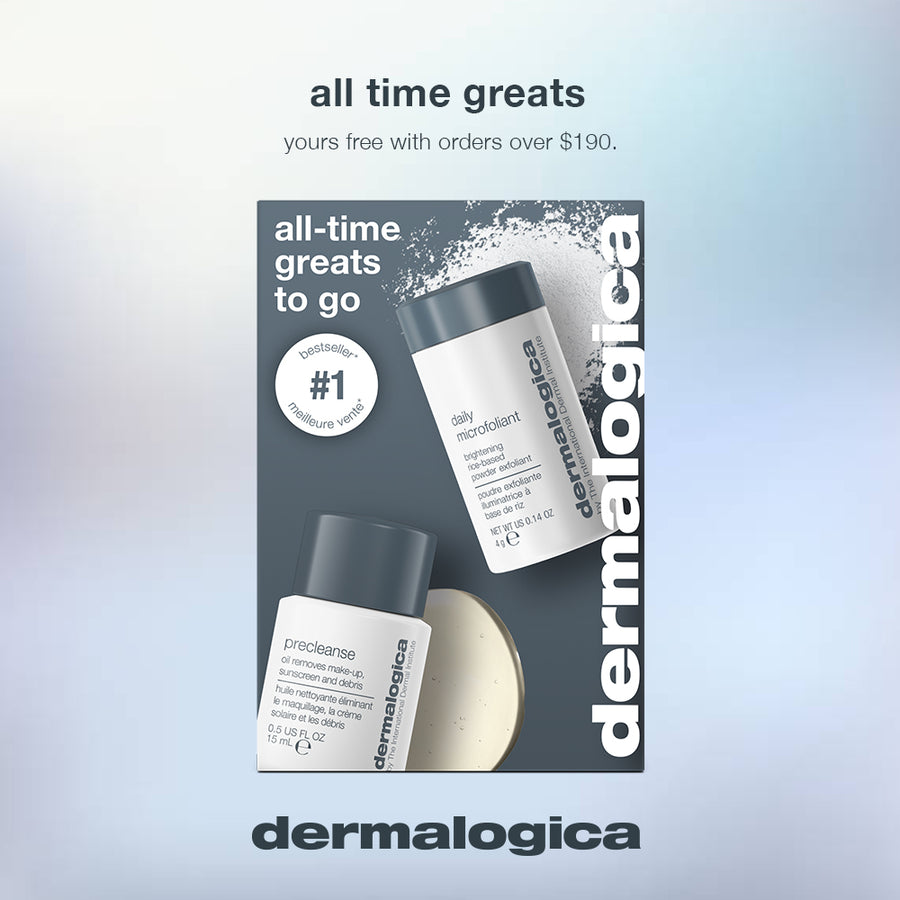 dermalogica free gift all-time greats to go gift with purchase