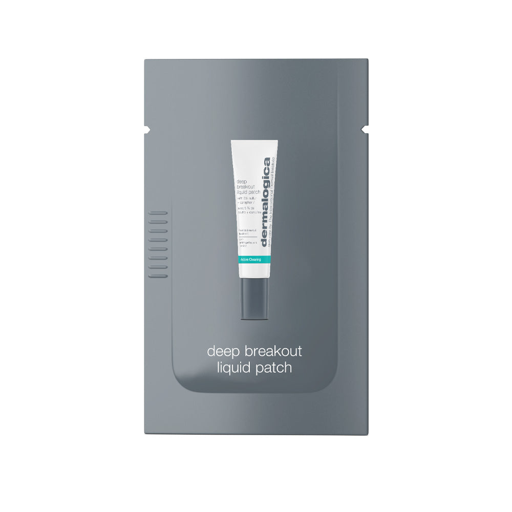 dermalogica sample 4 pack NEW deep breakout liquid patch (4 samples)