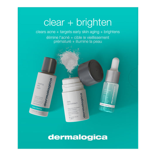dermalogica skin kits and sets kit clear and brighten kit