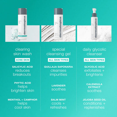 dermalogica cleansers acne clearing skin wash
