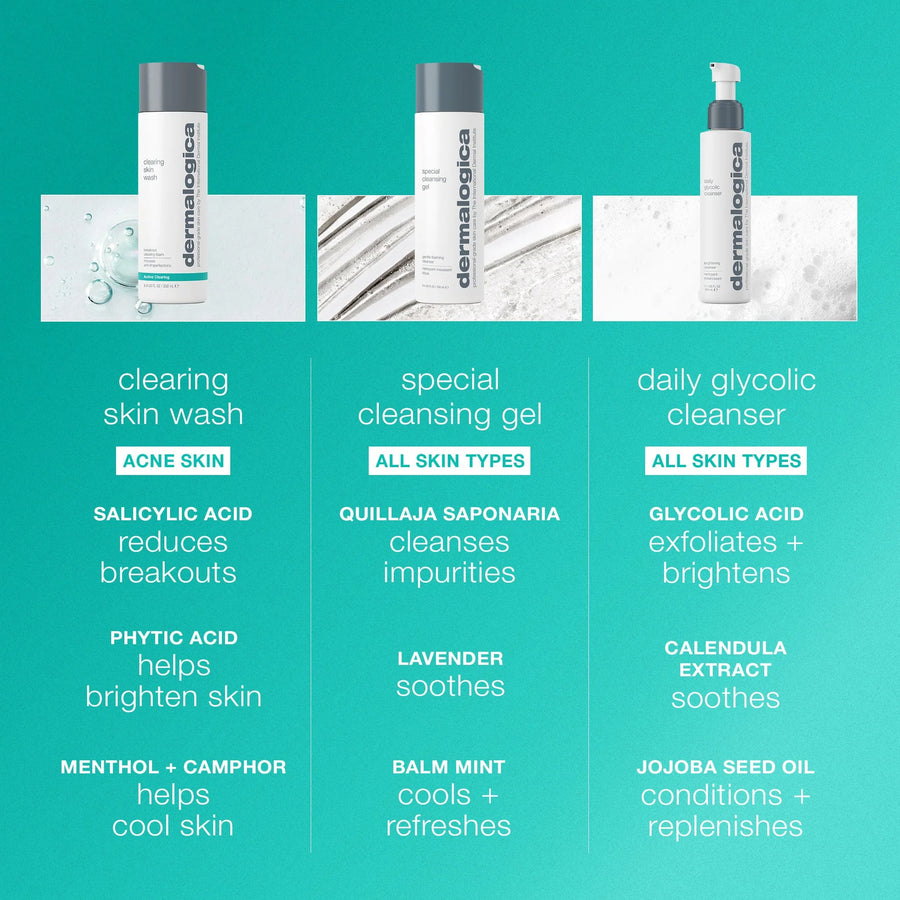 dermalogica cleansers acne clearing skin wash