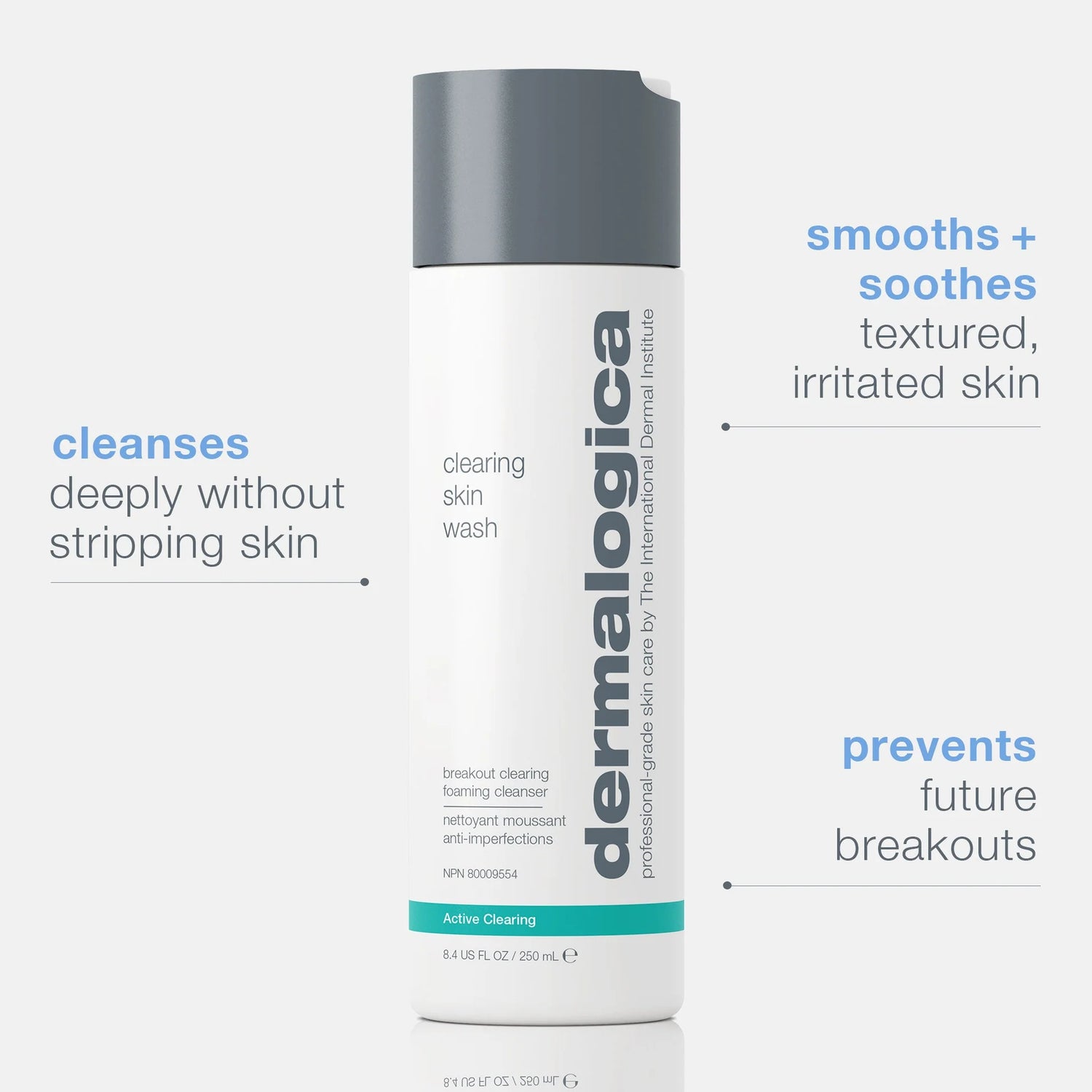 dermalogica cleansers 250ml acne clearing skin wash