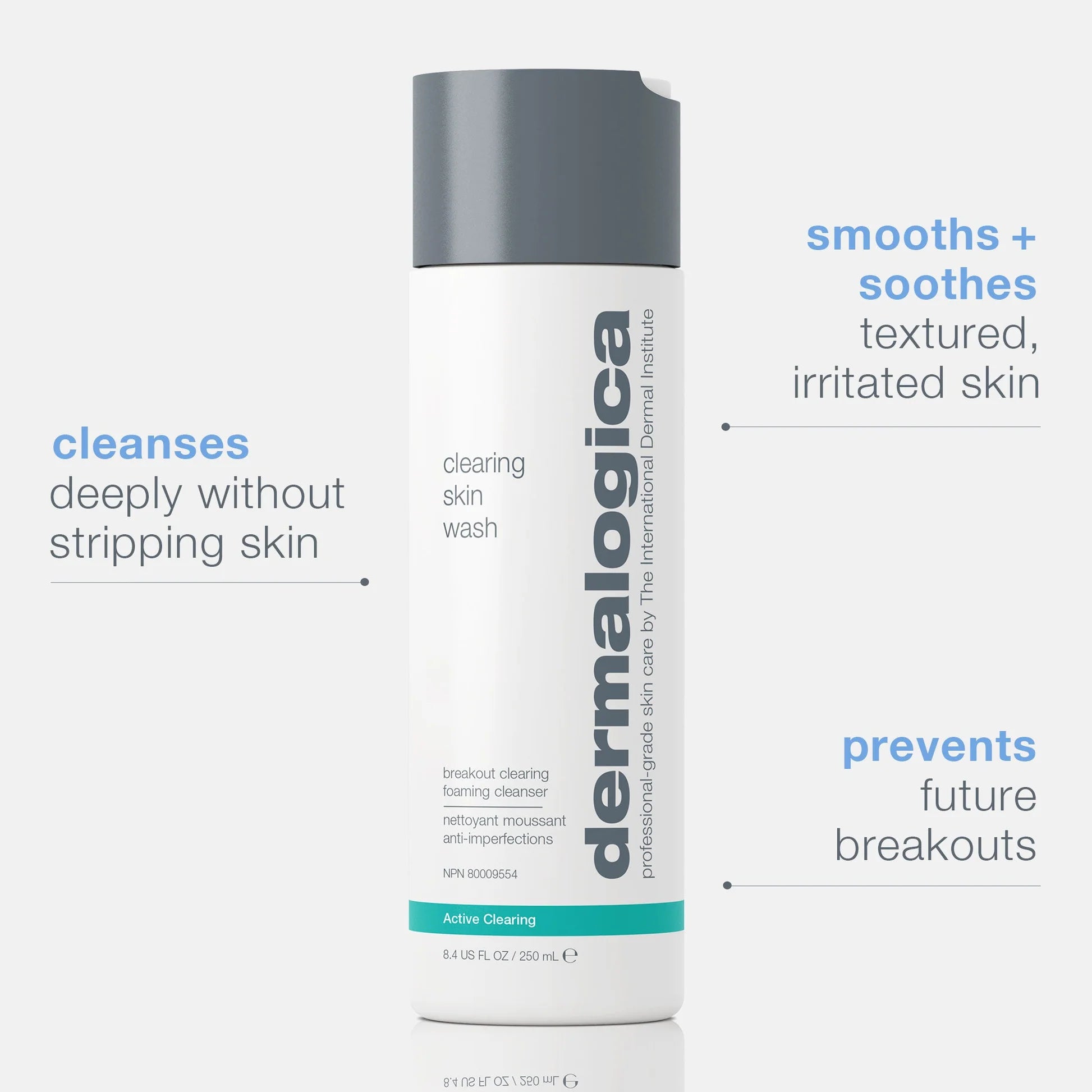dermalogica cleansers 250ml acne clearing skin wash