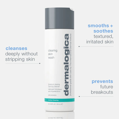dermalogica cleansers 250ml acne clearing skin wash