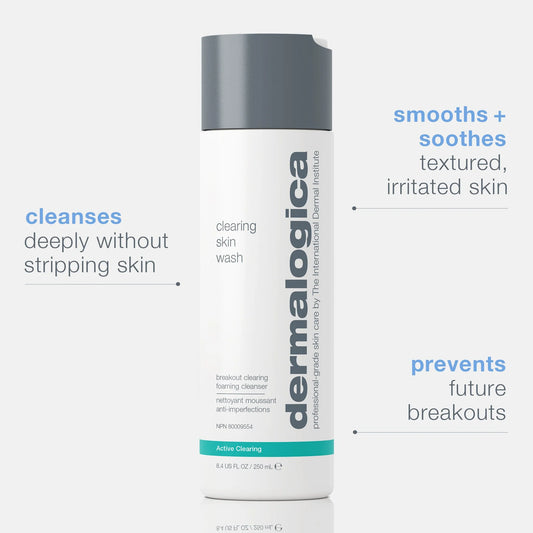 dermalogica cleansers 250ml acne clearing skin wash