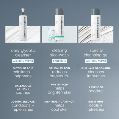 dermalogica cleansers daily glycolic cleanser