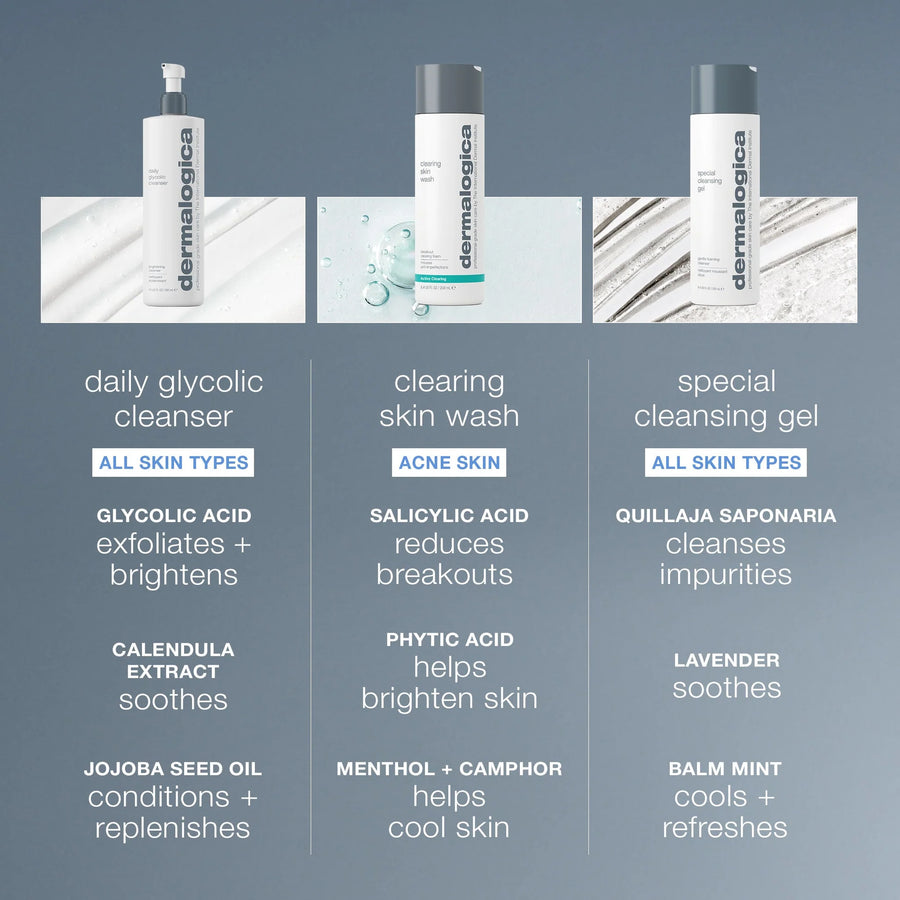 dermalogica cleansers daily glycolic cleanser