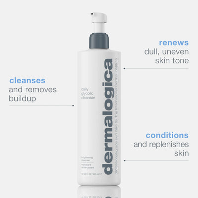 dermalogica cleansers 295ml daily glycolic cleanser