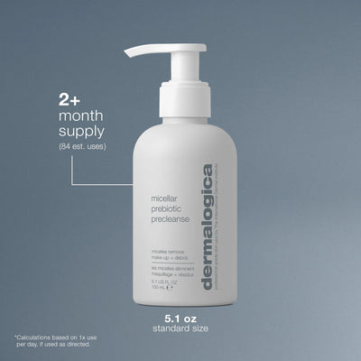 dermalogica cleansers 150ml micellar prebiotic precleanse