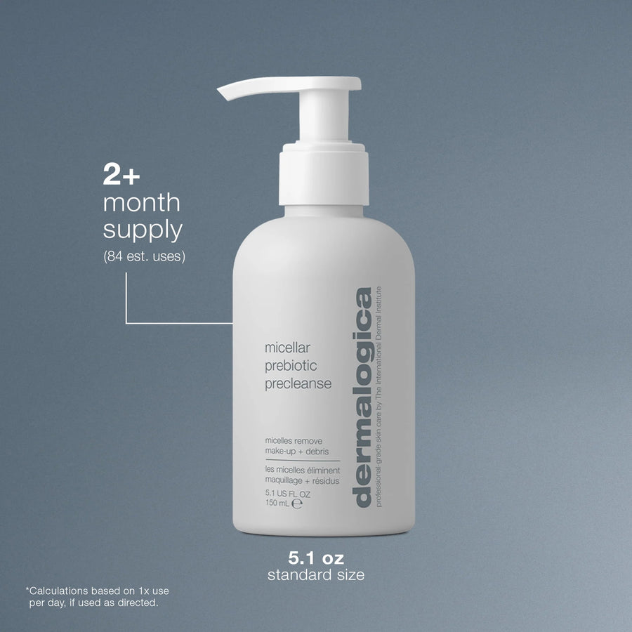 dermalogica cleansers 150ml micellar prebiotic precleanse