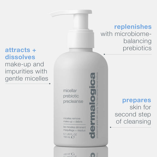 dermalogica cleansers 150ml micellar prebiotic precleanse