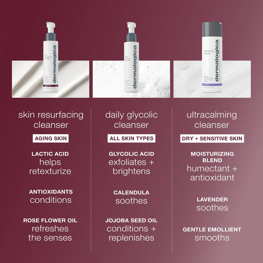 dermalogica cleansers skin resurfacing lactic acid cleanser