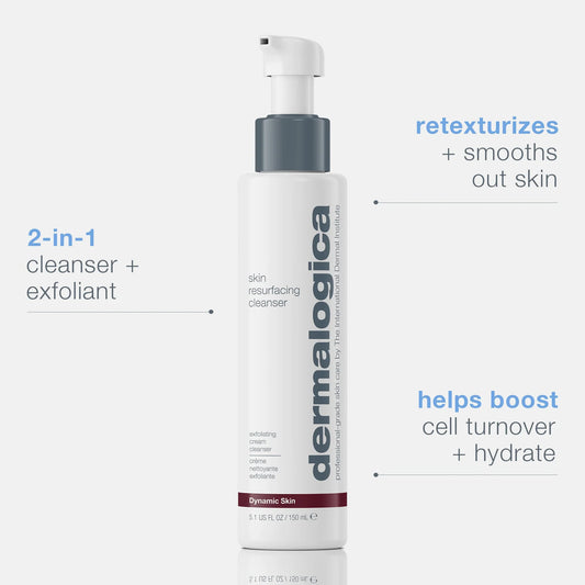 dermalogica cleansers 150ml skin resurfacing lactic acid cleanser