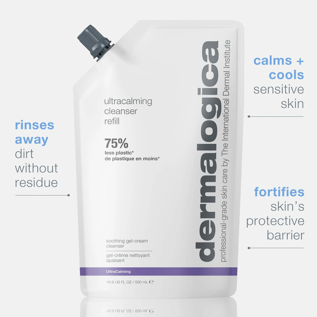 dermalogica cleansers 500ml refill ultracalming cleanser