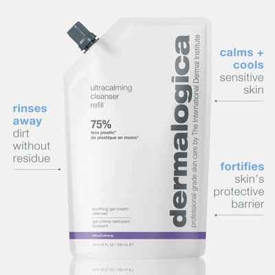 dermalogica cleansers 500ml refill ultracalming cleanser
