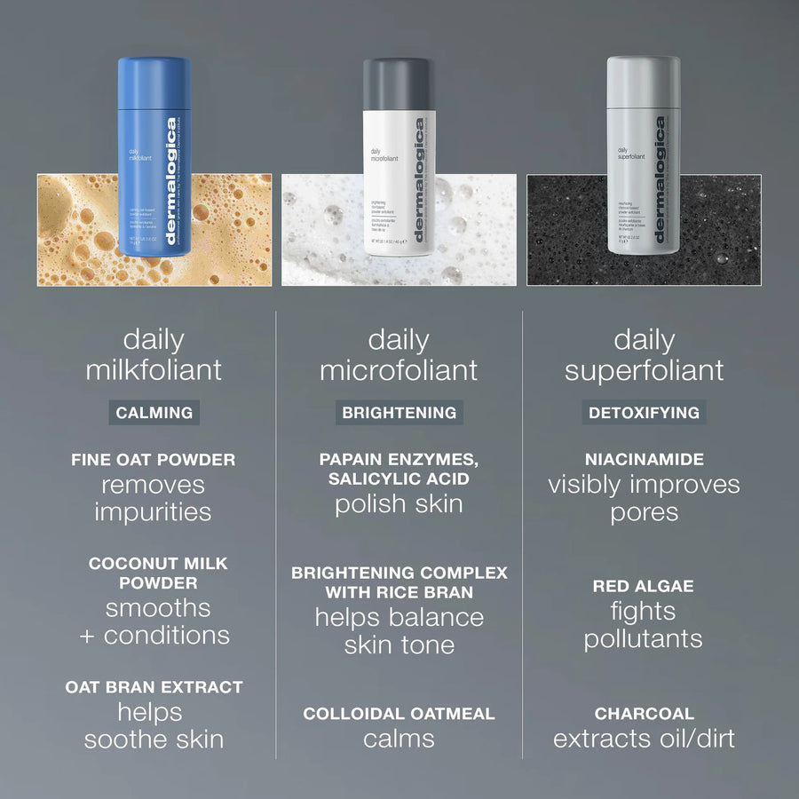 dermalogica exfoliants daily superfoliant exfoliator