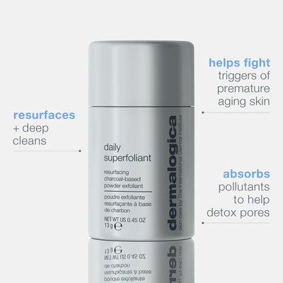 dermalogica exfoliants 13g daily superfoliant exfoliator
