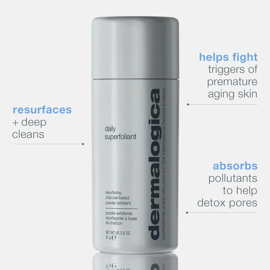 dermalogica exfoliants 57g daily superfoliant exfoliator