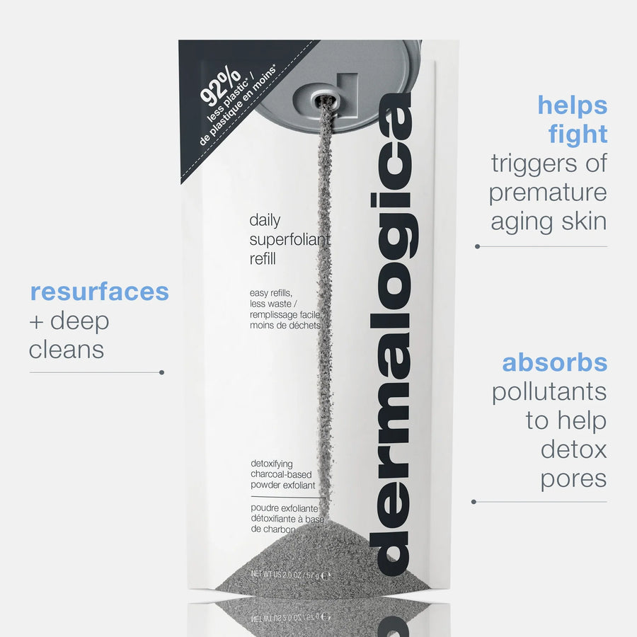 dermalogica exfoliants 57g refill daily superfoliant exfoliator
