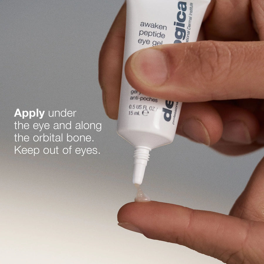 dermalogica eye treatments 15ml awaken peptide depuffing eye gel