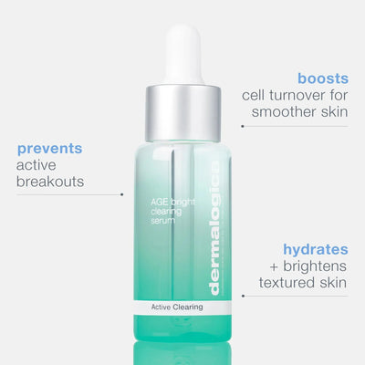 dermalogica facial oils and serums 30ml age bright clearing serum
