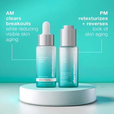 dermalogica facial oils and serums 30ml age bright clearing serum