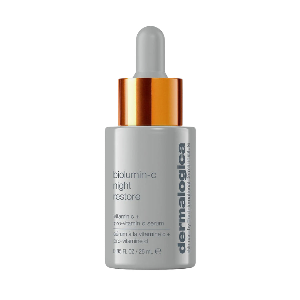 dermalogica facial oils and serums 25ml biolumin-c night restore serum