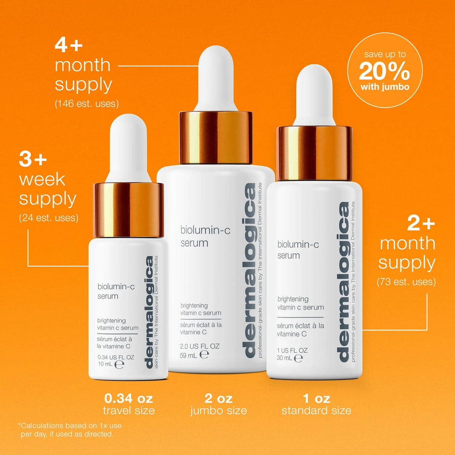dermalogica facial oils and serums biolumin-c vitamin c serum