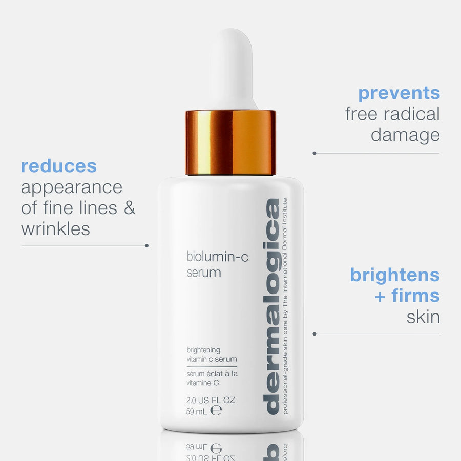 dermalogica facial oils and serums 59ml biolumin-c vitamin c serum