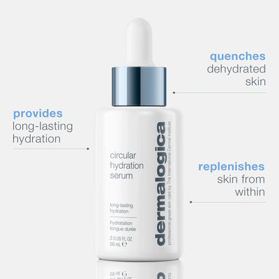 dermalogica facial oils and serums 59ml circular hydration serum with hyaluronic acid