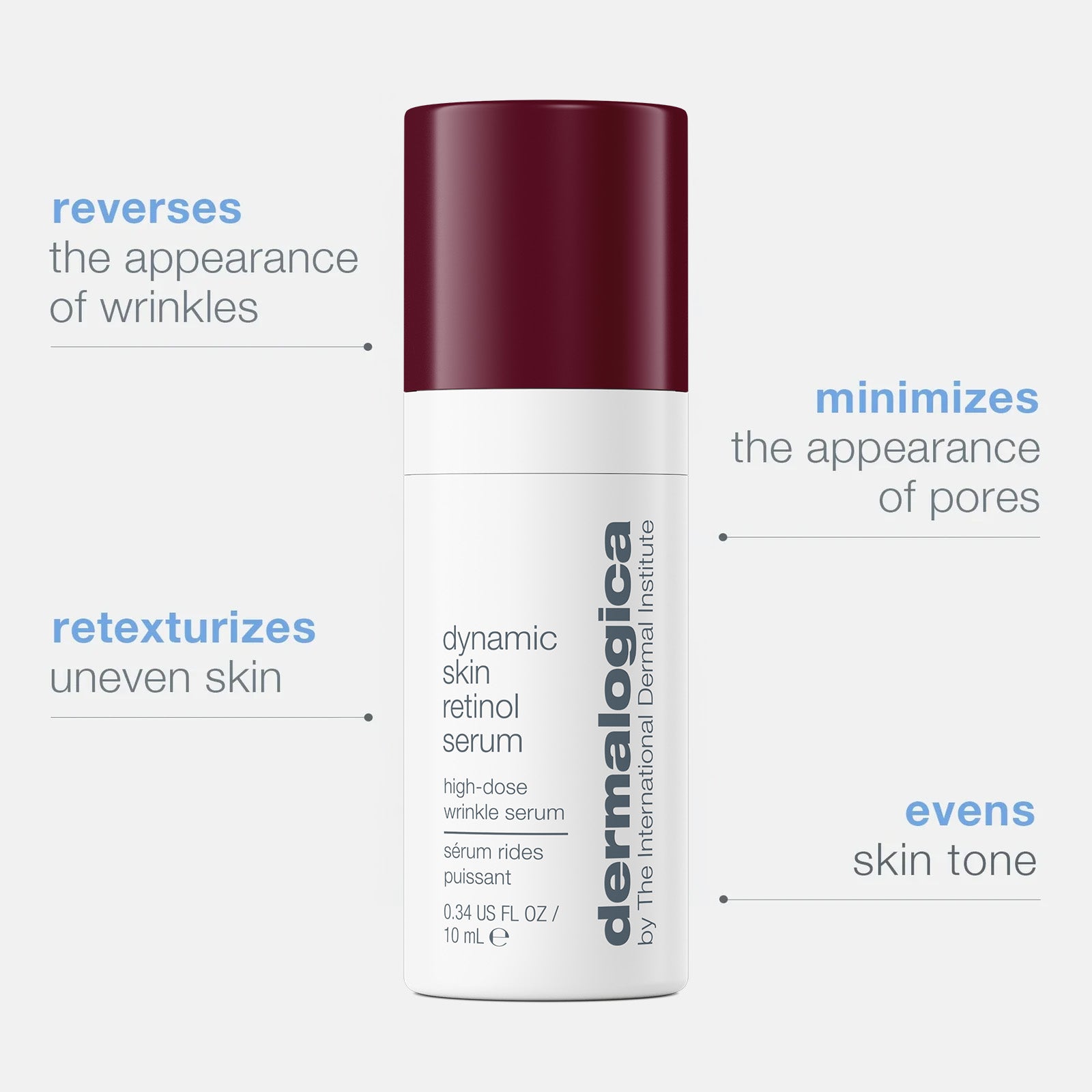 dermalogica facial oils and serums 10ml dynamic skin retinol serum
