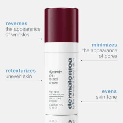dermalogica facial oils and serums 30ml dynamic skin retinol serum