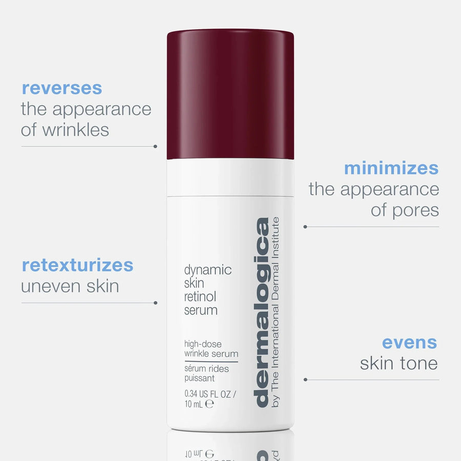 dermalogica facial oils and serums 30ml dynamic skin retinol serum