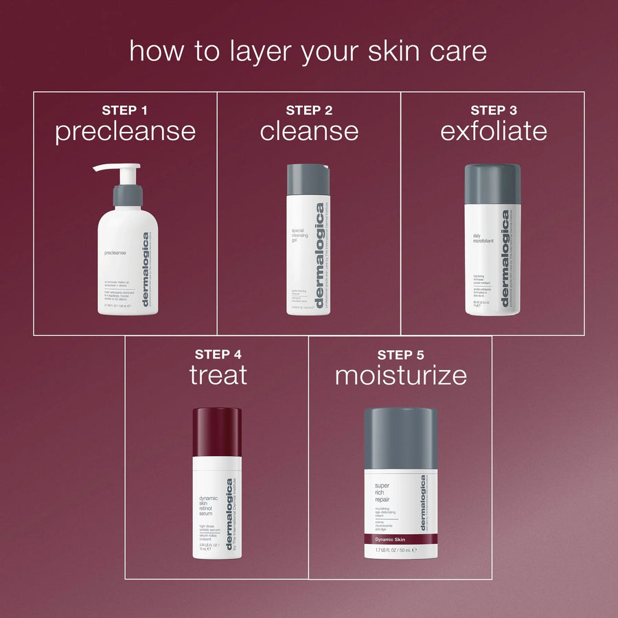 dermalogica facial oils and serums 30ml dynamic skin retinol serum