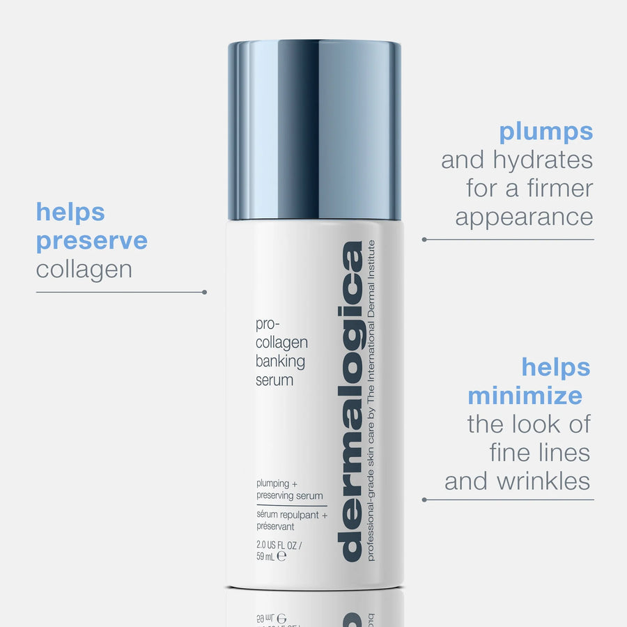 dermalogica facial oils and serums 59ml pro-collagen banking serum
