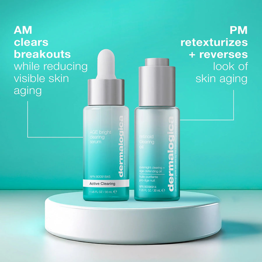 dermalogica facial oils and serums 30ml retinol breakout clearing oil