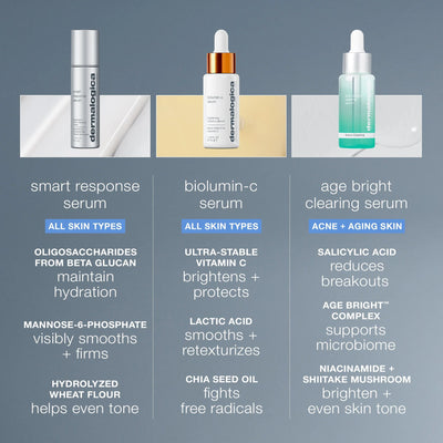 dermalogica facial oils and serums smart response serum