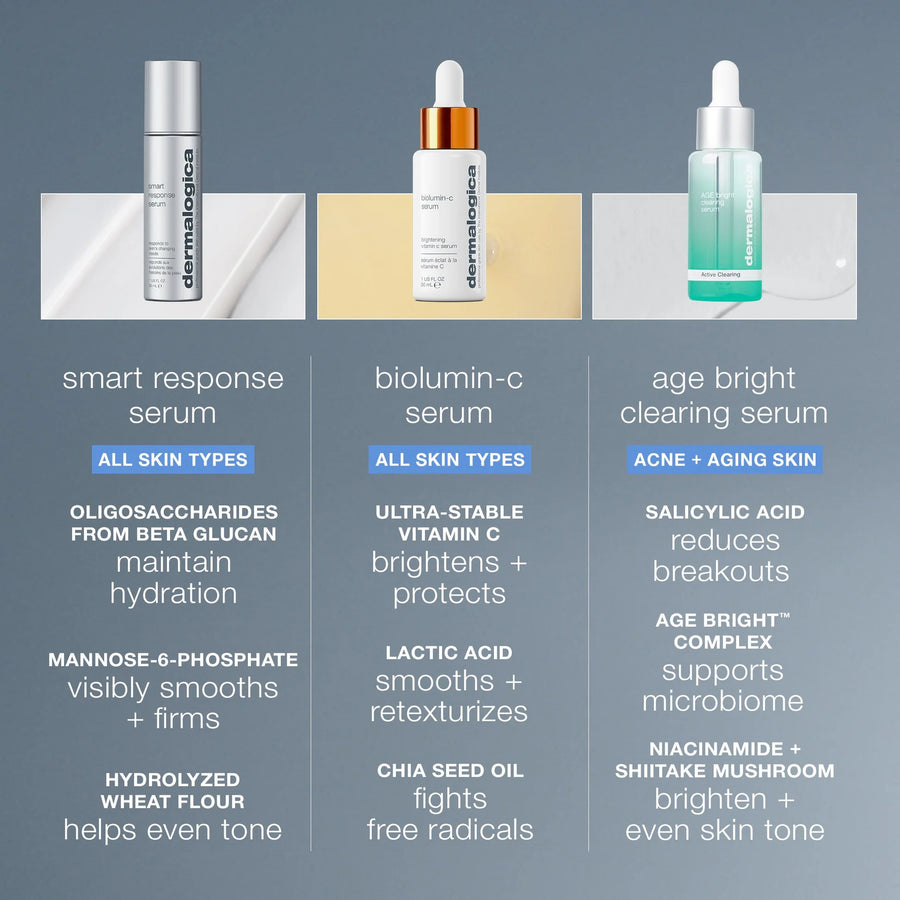 dermalogica facial oils and serums smart response serum