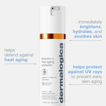 dermalogica moisturisers 50ml biolumin-c heat aging protector spf