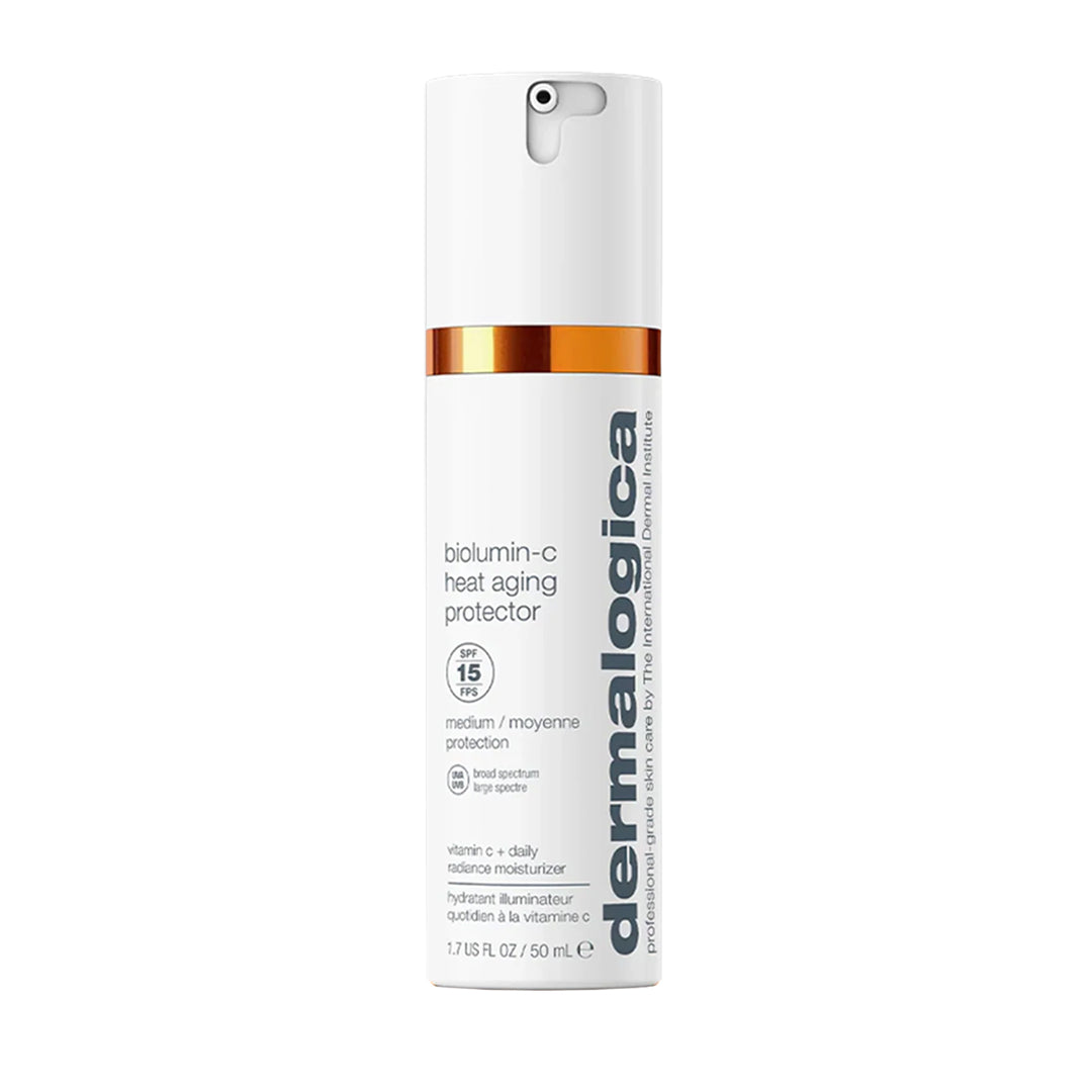 dermalogica moisturisers 50ml biolumin-c heat aging protector spf
