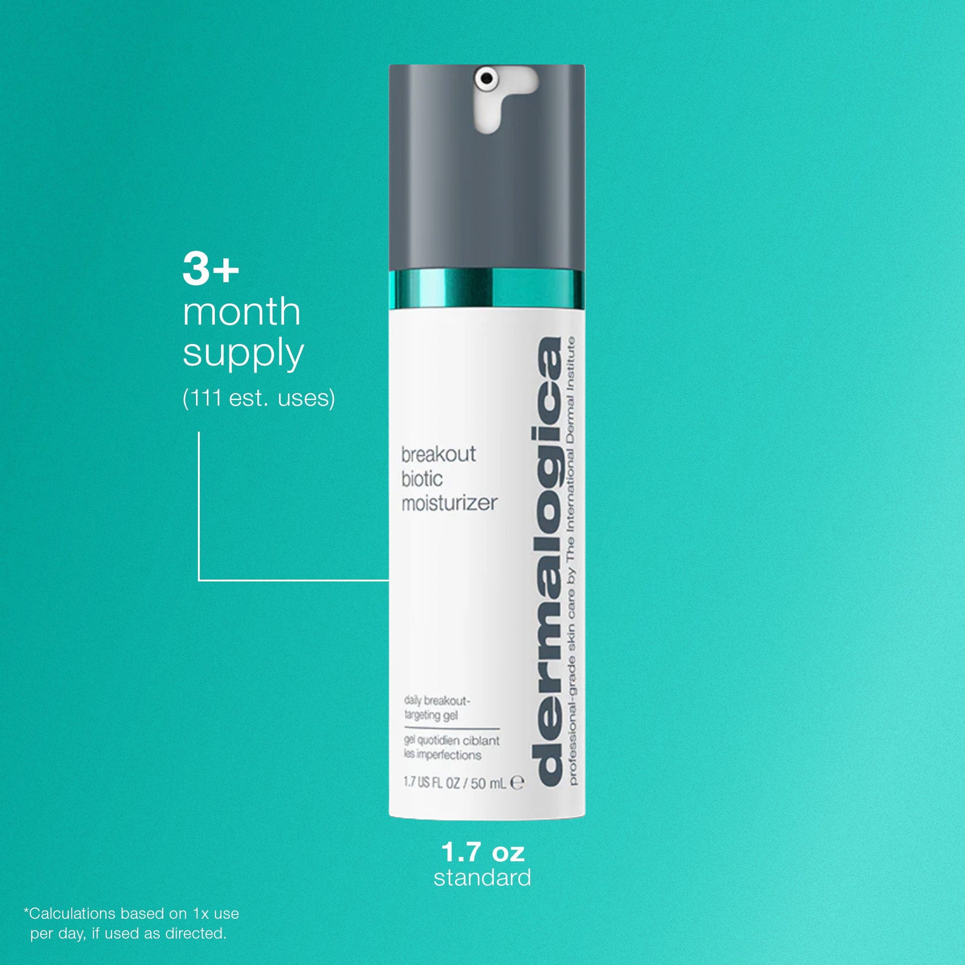 dermalogica moisturisers 50ml breakout biotic moisturizer