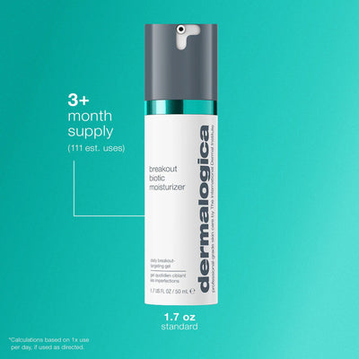 dermalogica moisturisers 50ml breakout biotic moisturizer