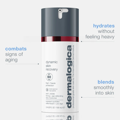 dermalogica moisturisers 100ml dynamic skin recovery SPF50 moisturiser