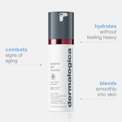 dermalogica moisturisers 50ml dynamic skin recovery SPF50 moisturiser