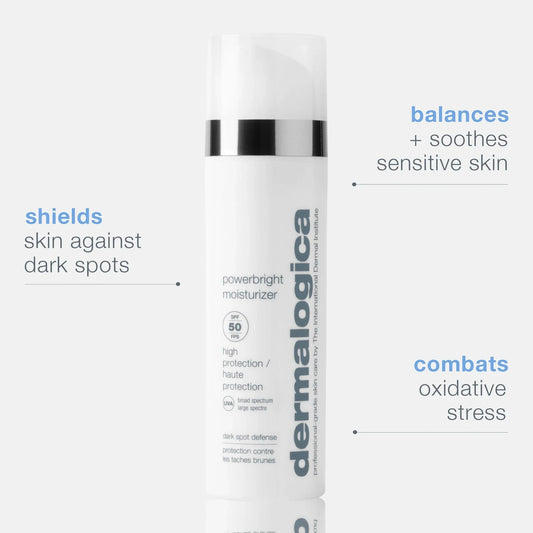 dermalogica moisturisers 50ml powerbright moisturiser spf50