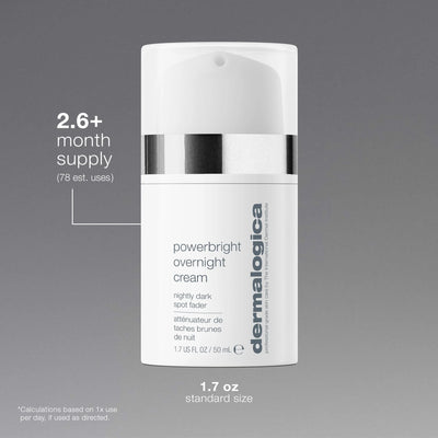 dermalogica moisturisers 50ml powerbright overnight cream