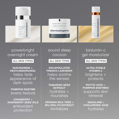dermalogica moisturisers 50ml powerbright overnight cream