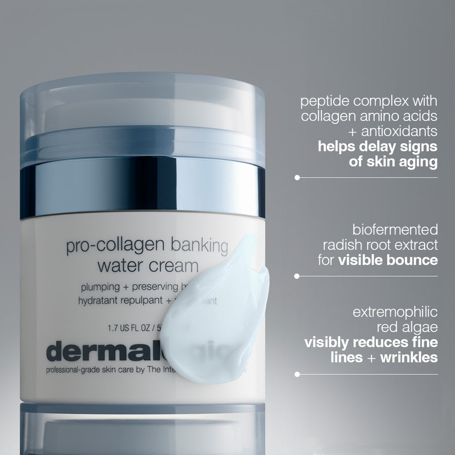 dermalogica moisturisers pro-collagen banking water cream